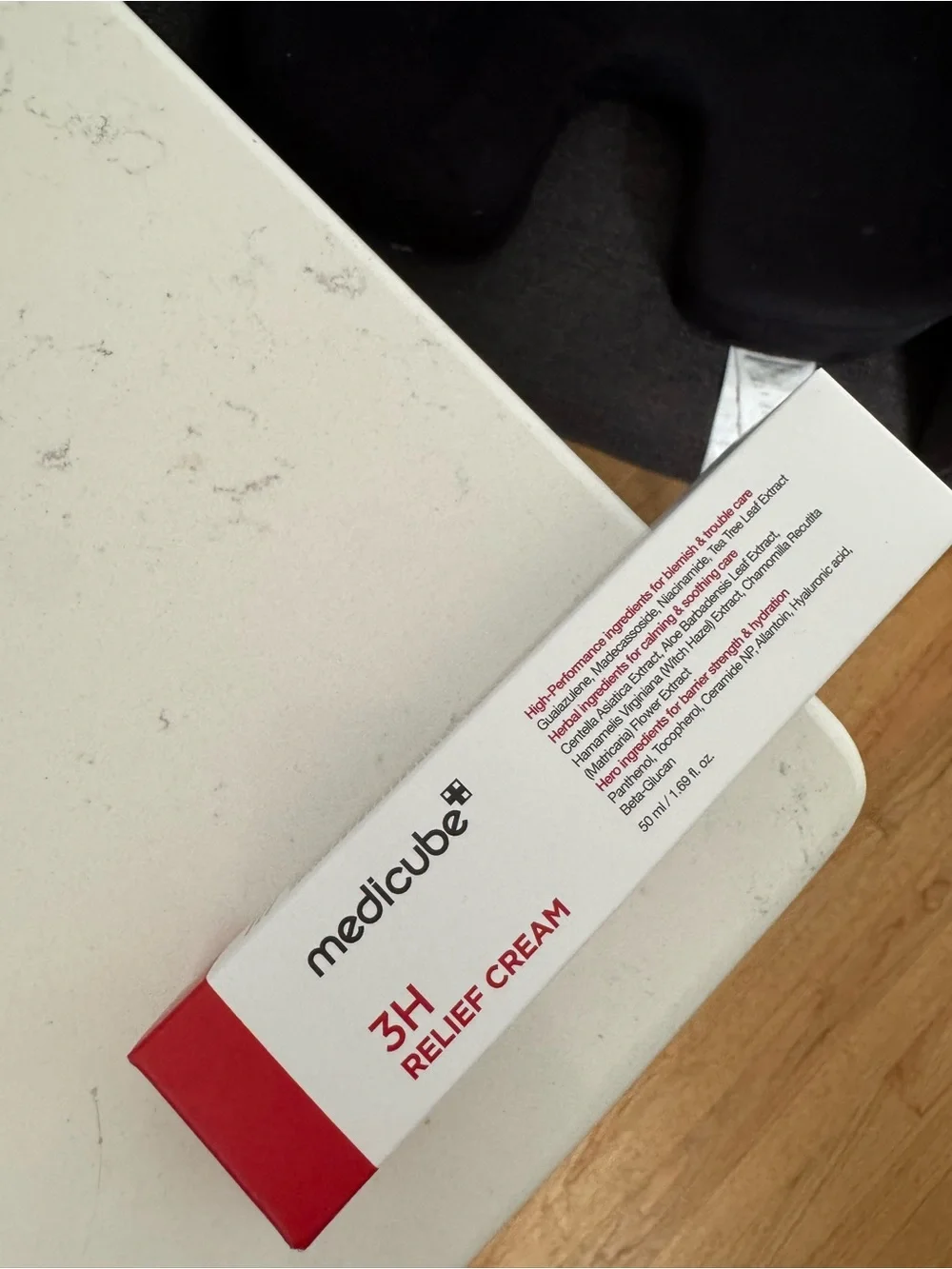 medicube 3H Relief Cream - White & Red Packaging